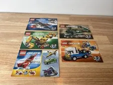 LEGO Creator 3-in-1 Instruction Manual Lot Only (4918, 4915, 6741, 4837, 4838)