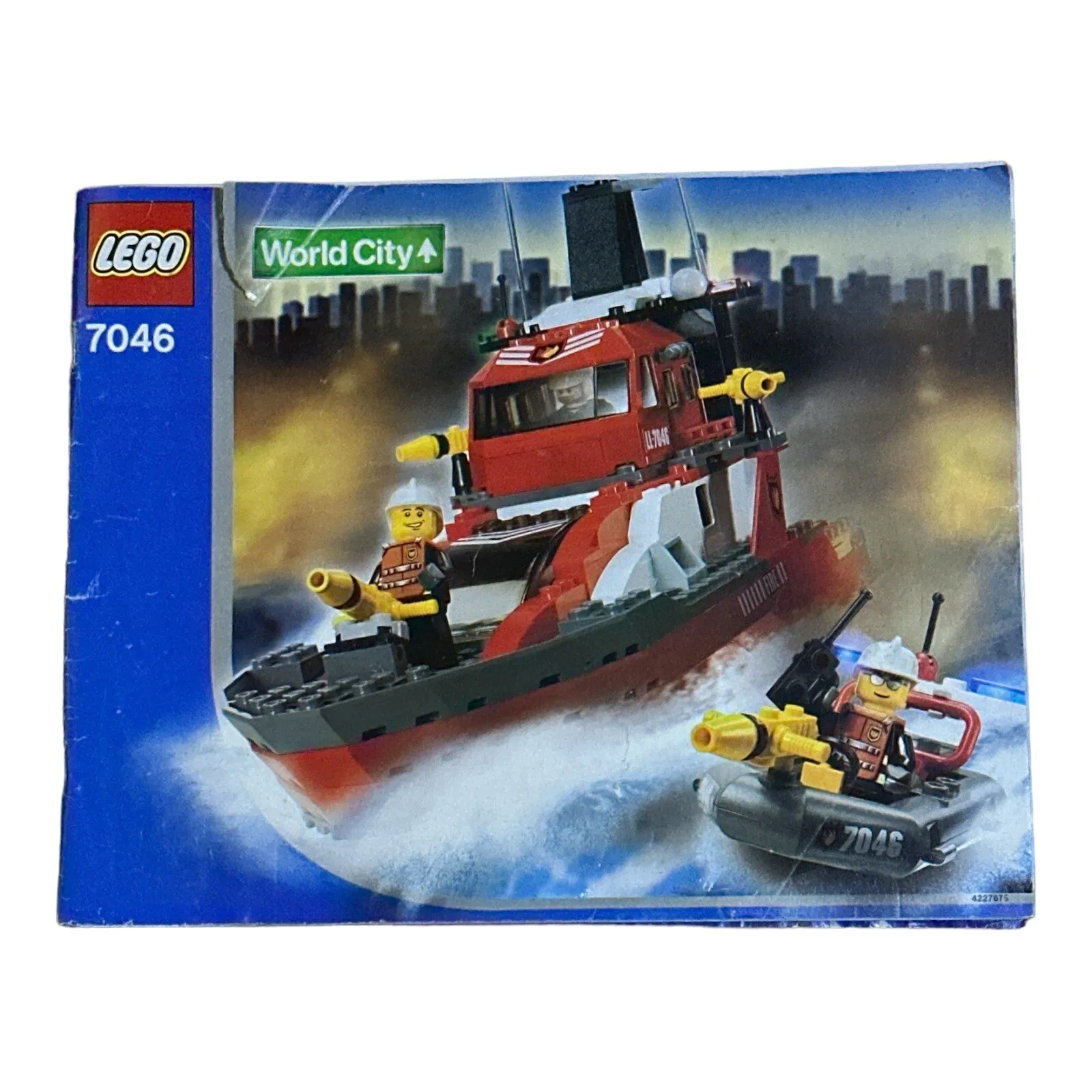 LEGO CITY 7046 World City Fire Command Craft Instruction Manual ONLY