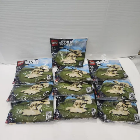 LOT OF 10! LEGO Star Wars Phantom Menace AAT 30680 75 Pcs LOT OF 10 Army Builder