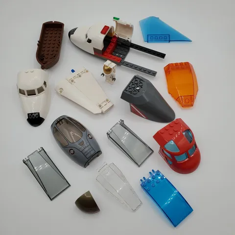 LEGO Large Lot Cockpits Canopies Windshields Parts City Space Astronaut mini