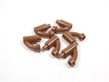 LEGO Lot of 6 Reddish Brown Plant Stems Stalk Vines w/ Stud Minifig S4