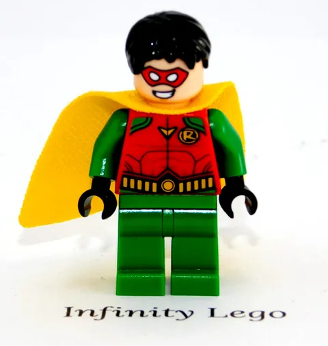 LEGO Robin Minifigure Yellow Cape The Joker Batcave Attack Batman (10753 211902)