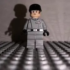 Imperial officer light bluish grey uniform perfect condition Lego Star Wars 
