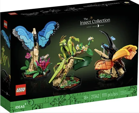 LEGO 21342 The Insect Collection – Ideas Display Set, New Sealed 🦋 🔥 NEW