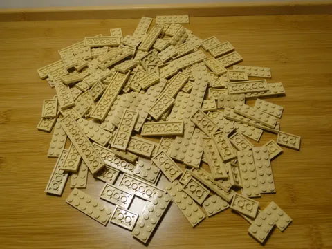 LEGO Lot TAN Sand FLAT PLATES 2X3 2X4 2X6 Flat Plates