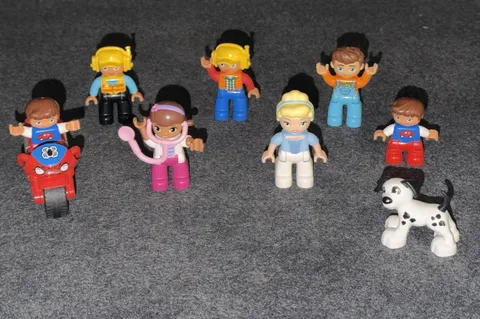 LEGO DUPLO Disney Cinderella Spider-Man Figures Dog Construction Lot 9