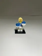 LEGO Cheerleader Blue Minifigure with Pom Poms Series 1 8683