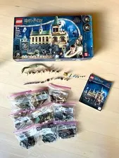 LEGO 76389 Harry Potter Chamber of Secrets- has box, instruct, missing 1 body