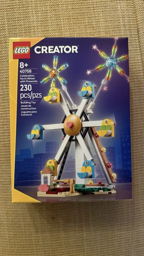 LEGO Creator Celebration Ferris Wheel 40758 Complete Set 230pcs