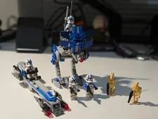 LEGO Star Wars 75280 501st Legion Clone Troopers 100% Complete w/ All 6 Minifig