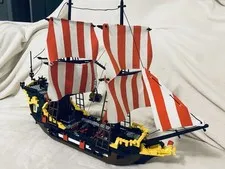 LEGO Pirates 6285 Black Seas Barracuda Pirate Ship Vintage 1989 Read Description