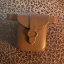 LEGO Brown Plastic Minifigure Accessory/storage backpack (Marked LEGO)