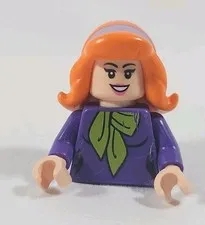 LEGO scooby-doo DAPHNE Blake Minifigure 75903 Parts Lot Hair Face Torso