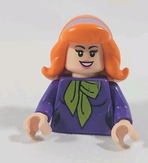 LEGO scooby-doo DAPHNE Blake Minifigure 75903 Parts Lot Hair Face Torso