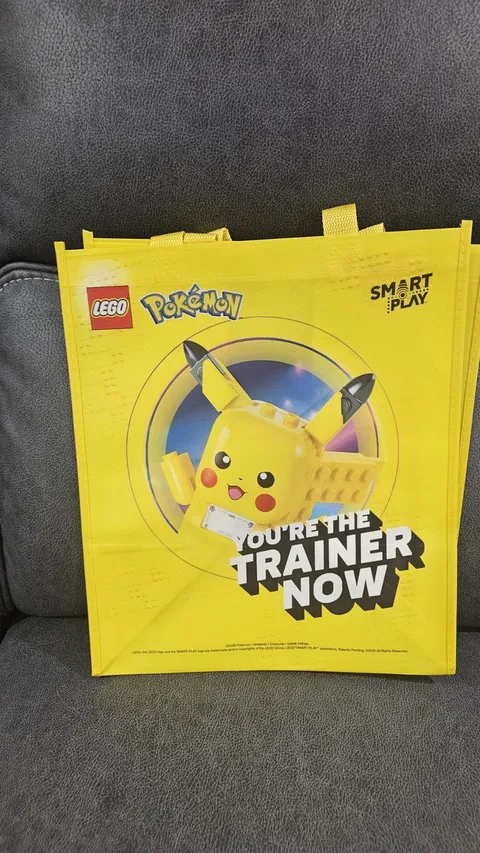 LEGO Pokemon SMART Play Pikachu Tote Bag Target Exclusive Promo 2026 Trainer Now