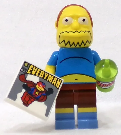 LEGO 71009 Simpsons Minifigure Series 2 sim033 Comic Book Guy Minifigure