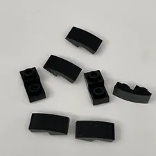 Lego 24201 Black Replacement Parts Pieces Lot of 7