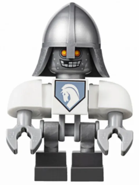LEGO: Lance Bot White Shoulders (nex002)