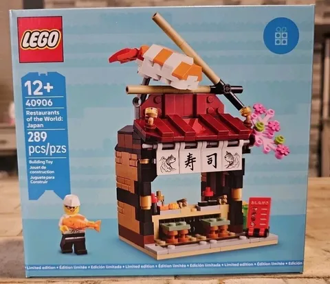 New LEGO 40906 Restaurants of The World: Japan Limited Edition Sushi Stand GWP