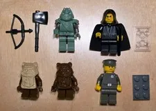 Vintage 2002–2004 Lego Star Wars Classic Yellow-Head Lot
