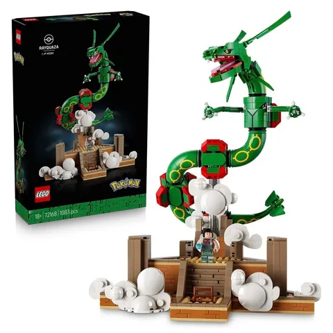 Rayquaza Pokémon Building Block Set – Brand New & Sealed Set #72168 (1,083 pcs)