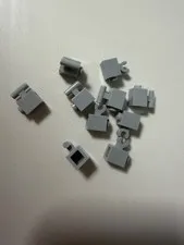 LEGO Parts 2921 (6pcs) 60476 (4pcs) Brick Modified 1 x 1 with Bar/Clip