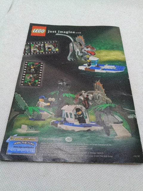 LEGO Studios Jurassic Park Spinosaurus Attack 1371 (Manual Only)