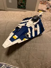 CUSTOM BUILT Lego Plo Koons Jedi Starfighter, Built From 3 Different Sets! READ