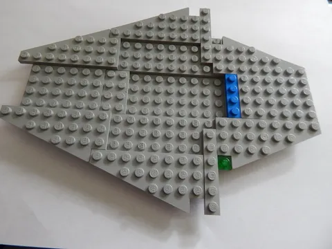 Vintage Space Lego 924 Gray Space Ship Pieces