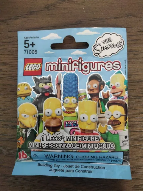 LEGO MINIFIGURES – THE SIMPSONS SERIES 1 – 71005 – FACTORY SEALED BLIND BAG NEW