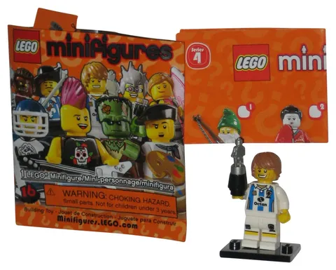 LEGO Series 4 Soccer Player with Trophy (2011) MiniFigure Toy Figure
