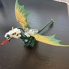 Green Armored Dragon Figure From Lego Set 7048 Troll Warship