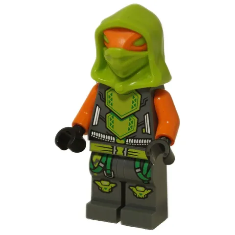 new LEGO NINJAGO Dragons Rising Minifig - Frak, Elemental Master of Quake