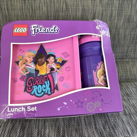 LEGO Friends Lunch Box & Drinking Bottle Set Storage 4058 Snack Set NEW