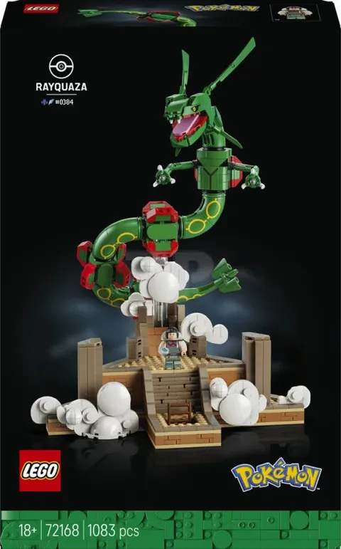 LEGO Pokémon Rayquaza 72168 Collectible Building Toy Set New Gift