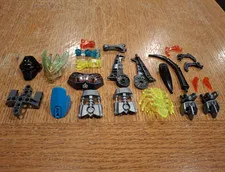LEGO BIONICLE Bulk Lot Mixed Parts Pieces & Accessories Multicolor Plastic