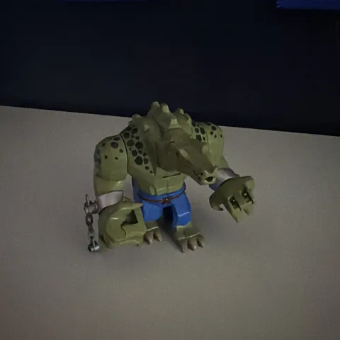 LEGO Killer Croc Bigfig Minifigure Batman Movie #sh321 70907 missing 1 chain