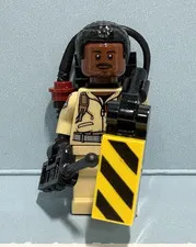 Lego Dr. Winston Zeddemore 21108 with Proton Pack Ghostbusters Minifigure