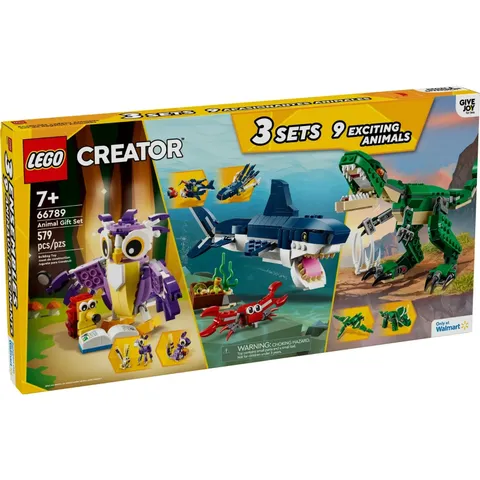 LEGO SET PACK 66789 Creator  DINOSAUR SHARK PARROT 31058, 31088, 31125 2024