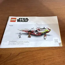 LEGO Star Wars 75333 Obi-Wan Kenobi’s Jedi Starfighter Manual Booklet EN
