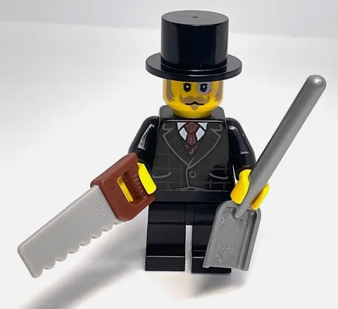 Lego Western Undertaker Minifigure - Wild West - Frontiersman Jobs