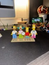 Homer Simpson Bart Simpson Krusty Professor Frink 4 Lego Minifigure Haul