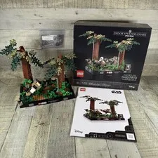 LEGO Star Wars: Endor Speeder Chase Diorama (75353) 100% W/ BOX MANUAL FIGS