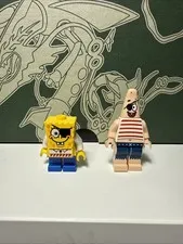 Lego SpongeBob SquarePants bob032 & Pirate Patrick bob033 Minifigures from 3817