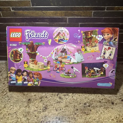 LEGO Friends 41392 Nature Glamping New NIB Retired Set Tent, Telescope, Garland