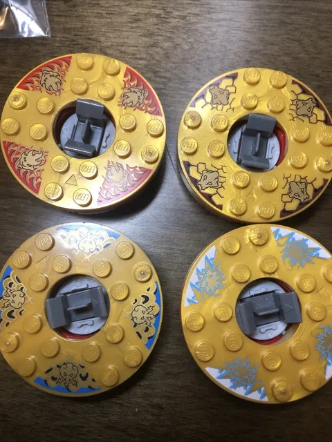 Lego Ninjago DX Jay Zane Kai Cole Spinner Rare