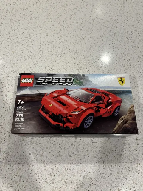LEGO 76895 SPEED CHAMPIONS Ferrari F8 Tributo New In Sealed Box