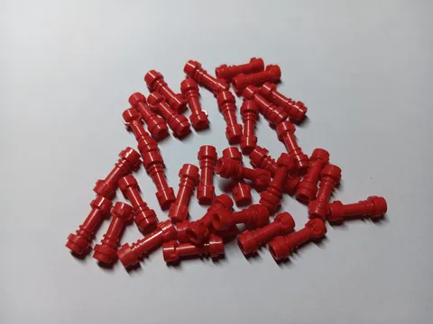 LEGO BULK LOT OF 34 RED STAR WARS LIGHTSABER STRAIGHT HILT #64567