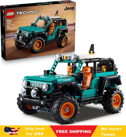Lego 42227 Technic Jeep(R) Wrangler Rubicon SUV Toy Birthday Present Blocks