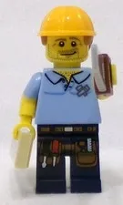 LEGO 71008 Minifigure Series 13 col203 Carpenter Minifigure
